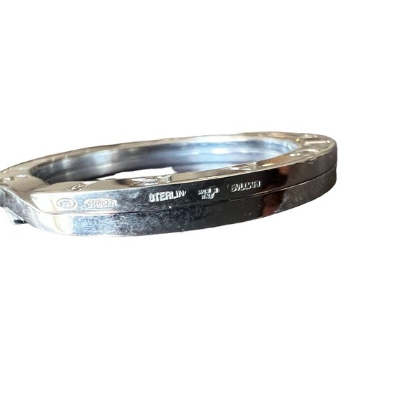 BVLGARI KEYRING silver 925 unisex minimalist logo 1493 - Picture 3 of 6